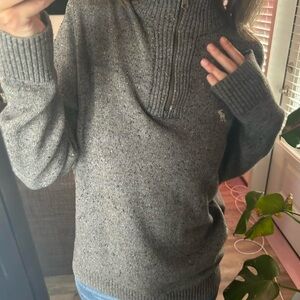 Abercrombie & Fitch Quarter Zip Sweater